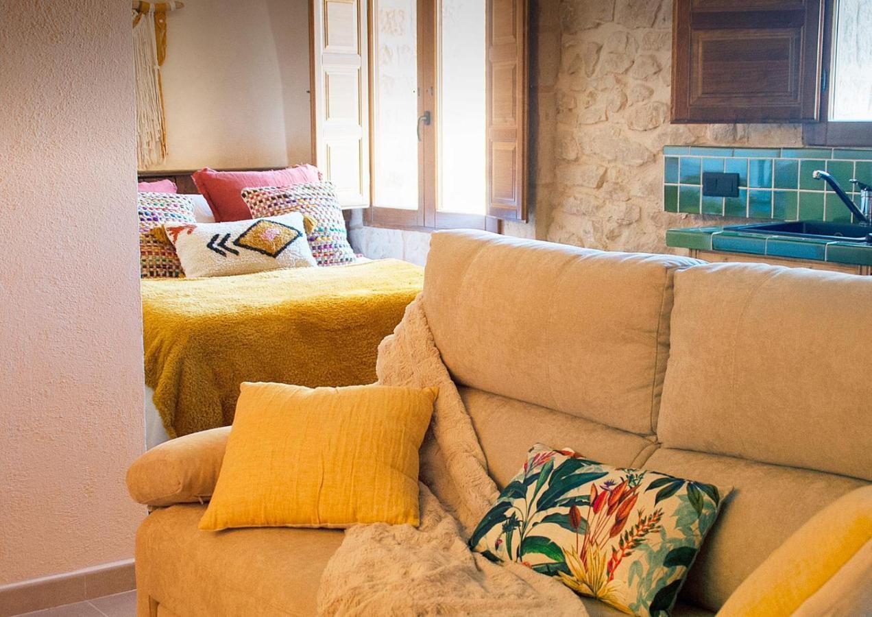 Precioso Loft Rural Con Estufa De Lena Panoramica Apartamento Torre del Compte Exterior foto