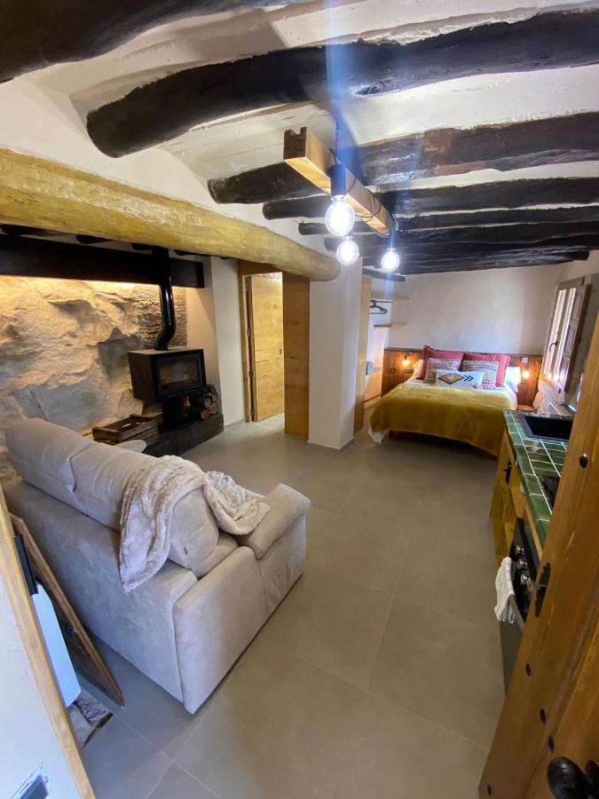 Precioso Loft Rural Con Estufa De Lena Panoramica Apartamento Torre del Compte Exterior foto
